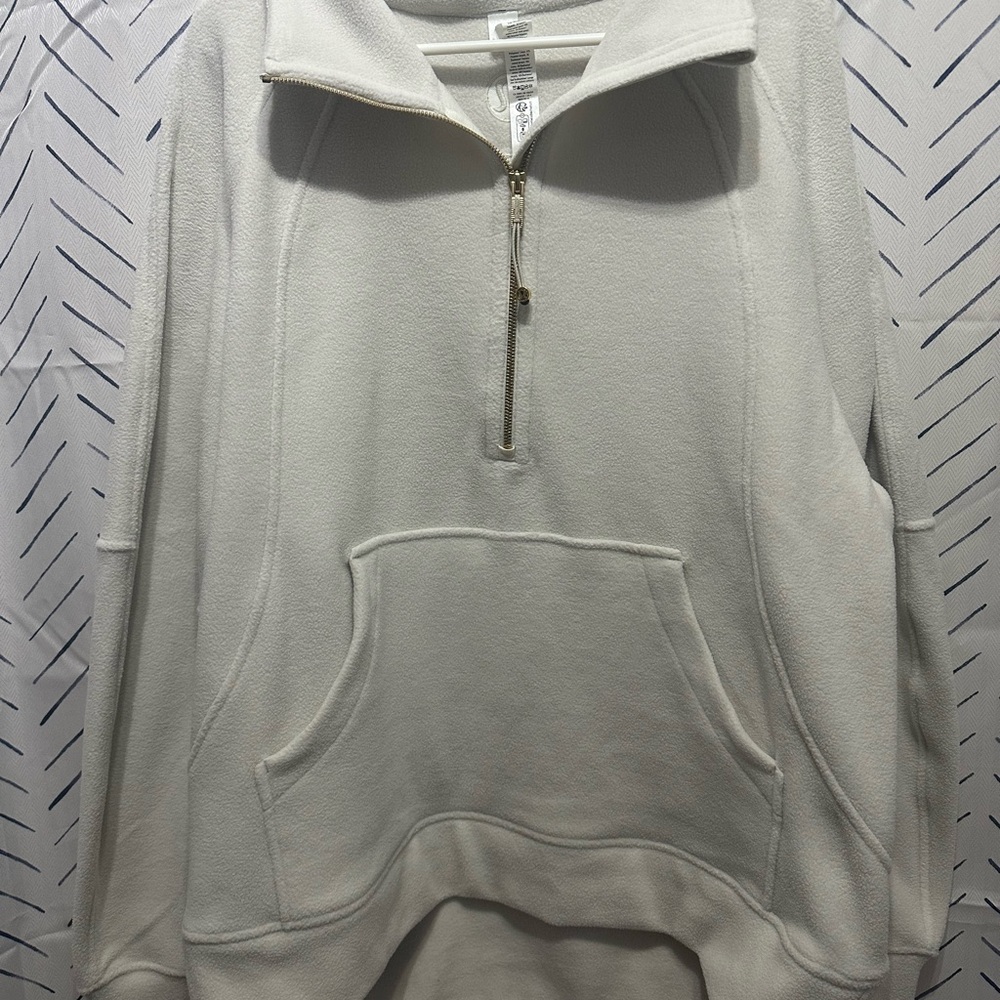 lululemon athletica Cream Quarter-Zip Sweater